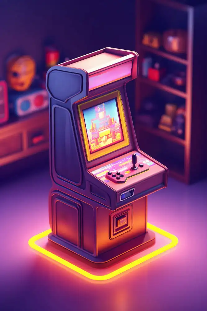  Isometric arcade hall — Playroom Slots